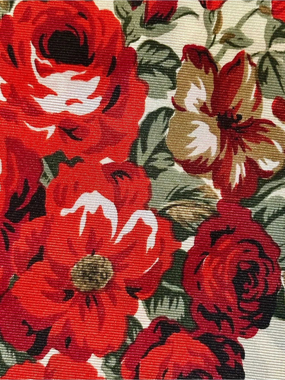 SUNKYUNG SA VINTAGE FLORAL ROSE PRINT LARGE SCARF 🌹